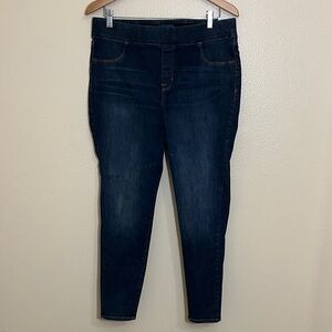 Old Navy Rockstar Mid-Rise Blue Pull On Jeans